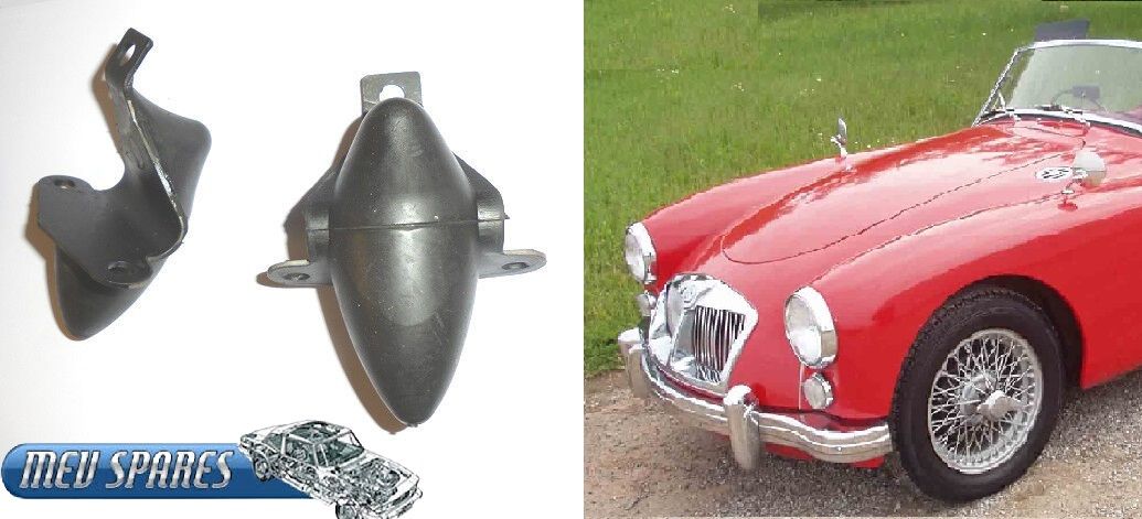 FRONT UPPER BUMP STOPS x2 (MGA) (1955- 62)